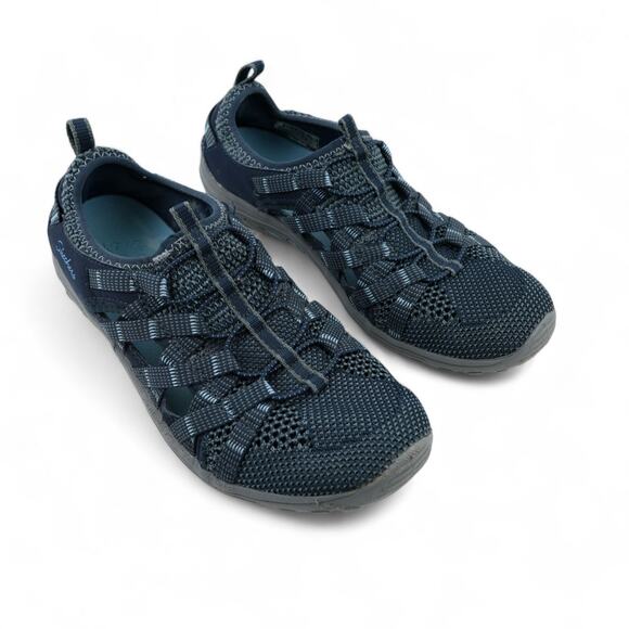 Skechers Reggae Fest Athletic Walking Shoes Womens 7 Blue Outdoors 49589 - Picture 3 of 11